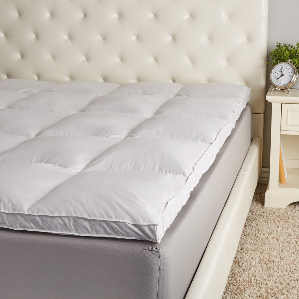 Hotel Madison Cotton Uncrushable 2Inch Gusset Baffle Box Featherbed