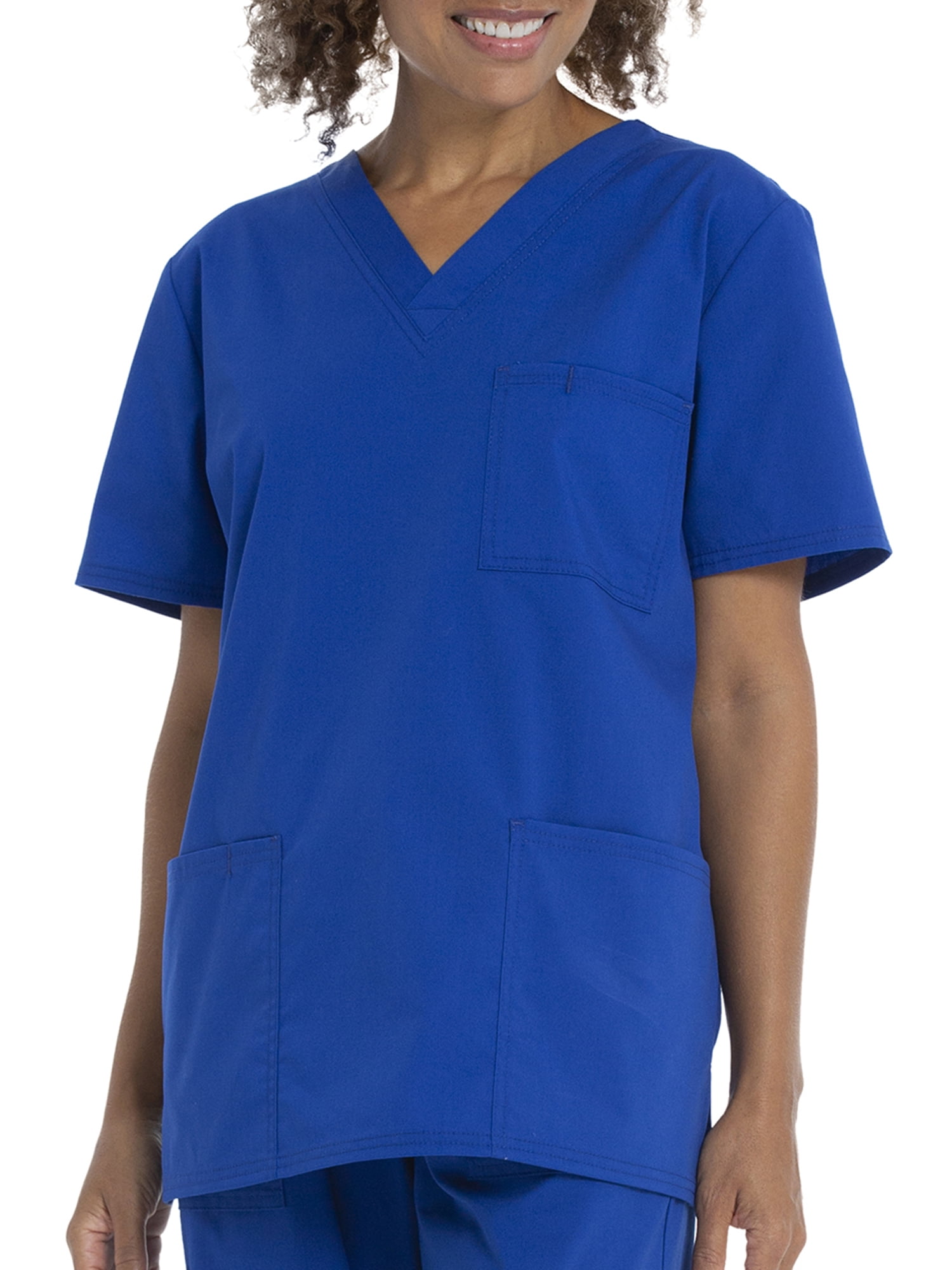 Scrubstar Unisex Solid VNeck Scrub Top WM01T895