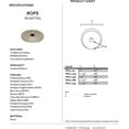 thumbnail image 2 of Alno A815-14P-MB Cabinet Backplate Matte Black, 2 of 2