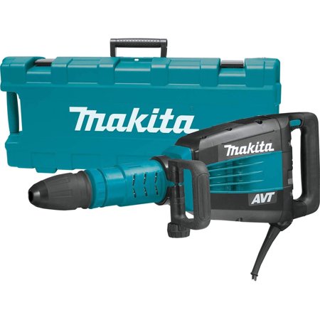 Makita HM1214C 27 lb. AVT® Demolition Hammer, accepts SDS-MAX bits , Teal