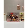 thumbnail image 4 of Caja ciega, soporte de exhibición de almacenamiento, acrílico transparente, a prueba de polvo, vitrina de decoración hecha a mano, caja de exhibición de burbujas, 4 of 6