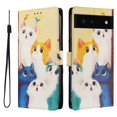 thumbnail image 1 of FOXDOCK Funda Tipo Cartera para Google Pixel 6 con Soporte y Correa – Diseño de Patrones Lindos, 1 of 6