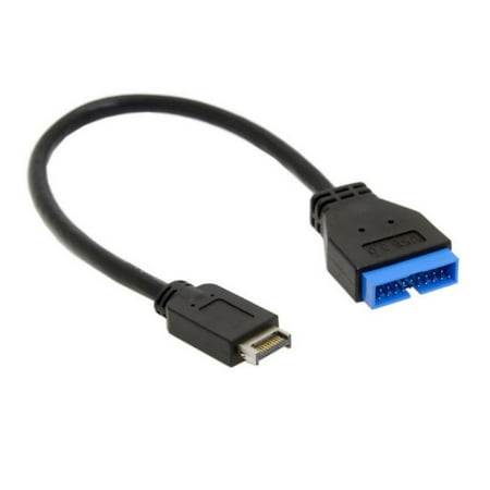 

USB 3.1 Front Panel Header to USB 3.0 20Pin Header Extension Cable for ASUS Motherboard 20cm Black