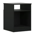 thumbnail image 3 of Mainstays Open Shelf Nightstand, Black, 3 of 16