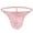 Pink, variant on Womens Plus Size Lace Thong XL Adjustable Waistband Royal Blue Floral Sheer Underwear Comfortable Everyday & Date Night,Size XL