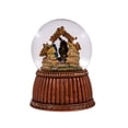 thumbnail image 5 of Roman Christmas Nativity 100MM Musical Snow Globe Glitterdome - Plays Tune O'Holy Night, 5 of 6