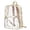 Beige, variant on Clear Transparent Backpack for School, Large Capacity Waterproof See Through Daypack, Color Clear Backpack for Stadium Travel Outdoor Activities Orange