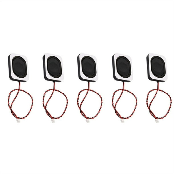 5 Altavoces de Cavidad Cuadrada de 4 Ohmios y 3 W para Ordenador Portátil, de Cavidad Pequeña, Ultradelgados, 3525.