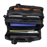ClaireChase Executive Carrying Case (Briefcase) for 17 Notebook, Saddle