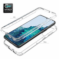 thumbnail image 5 of FYBTO pour Samsung Étui de Téléphone Robuste Protectrice Antidérapante Étui Arrière Souple Cadre avant Rigide PC Ouvert Étui Mince pour Samsung Galaxy S21 (Transparent), 5 of 5