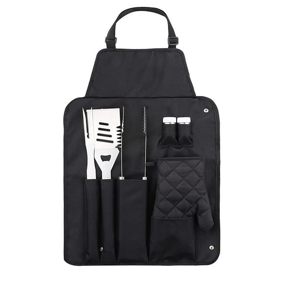 Delantal con Utensilios Aquila San pancho de Acero Inoxidable 2 en 1