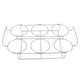 thumbnail image 2 of Portavasos de cristal de acero inoxidable con 6 agujeros, estante de exhibición para tazas de té para el hogar, estante para copas de vino KTV, 2 of 5