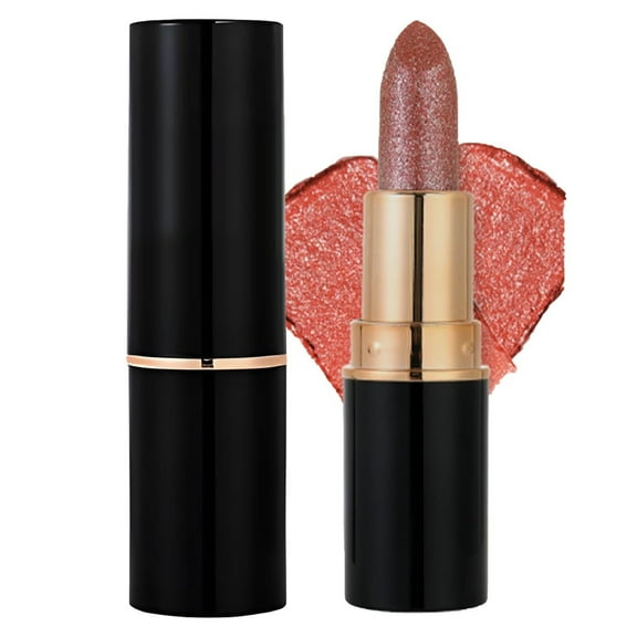 HHBEAUTY Diamond Glitter Lipstick, Diamond Lip Gloss Glitter Lipstick Waterproof & Long-Lasting with Sparkling Finish for Party & Daily Wear