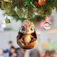 thumbnail image 1 of Xihbxyly Colgante de Dinosaurio Navideño, Decoración Acrílica para Coche, Bonita Manualidad Navideña, Adorno para Árbol Festivo, Etiqueta de Regalo Multiusos, Accesorio para Espejo Retrovisor, 1 Unid, 1 of 3