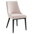 thumbnail image 2 of Modway Viscount 19" Modern Velvet Dining Chair in Pink (Set of 2), 2 of 10