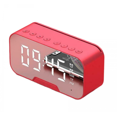 thumbnail image 1 of Rétroviseur de Réveil Multifonctions Led Réveil Multifonction Sans Fil Bluetooth (Rouge), 1 of 5