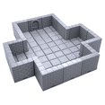 thumbnail image 2 of EnderToys Tuiles de Donjon Verrouillables - Chambre Croisée, Paysage de Terrain Table 28mm Miniatures Jeu de Rôle, Imprimé 3D Peint, 2 of 4