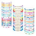thumbnail image 1 of Juego de pulseras de amistad Jadive, 48 unidades, coloridas para niños y niñas, 1 of 7