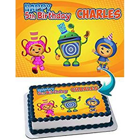 Team Umizoomi Edible Image Cake Topper Personalized Icing Sugar