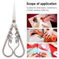 thumbnail image 4 of Sewing Embroidery Scissors, Vintage Embroidery  Scissors Vintage DIY Stainless Steel Paper Fabric Cutting Scissor Small Sewing Scissors DIY Tool Art Work, 4 of 8