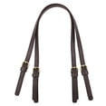 thumbnail image 1 of 2pcs Leather Purse Straps, Handbag Handles Shoulder Straps Replacement with Adjustable Metal Buckle, 1 of 5