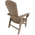 thumbnail image 2 of Portside Seashell Adirondack Plastic Outdoor Dining Chair, 2 of 9