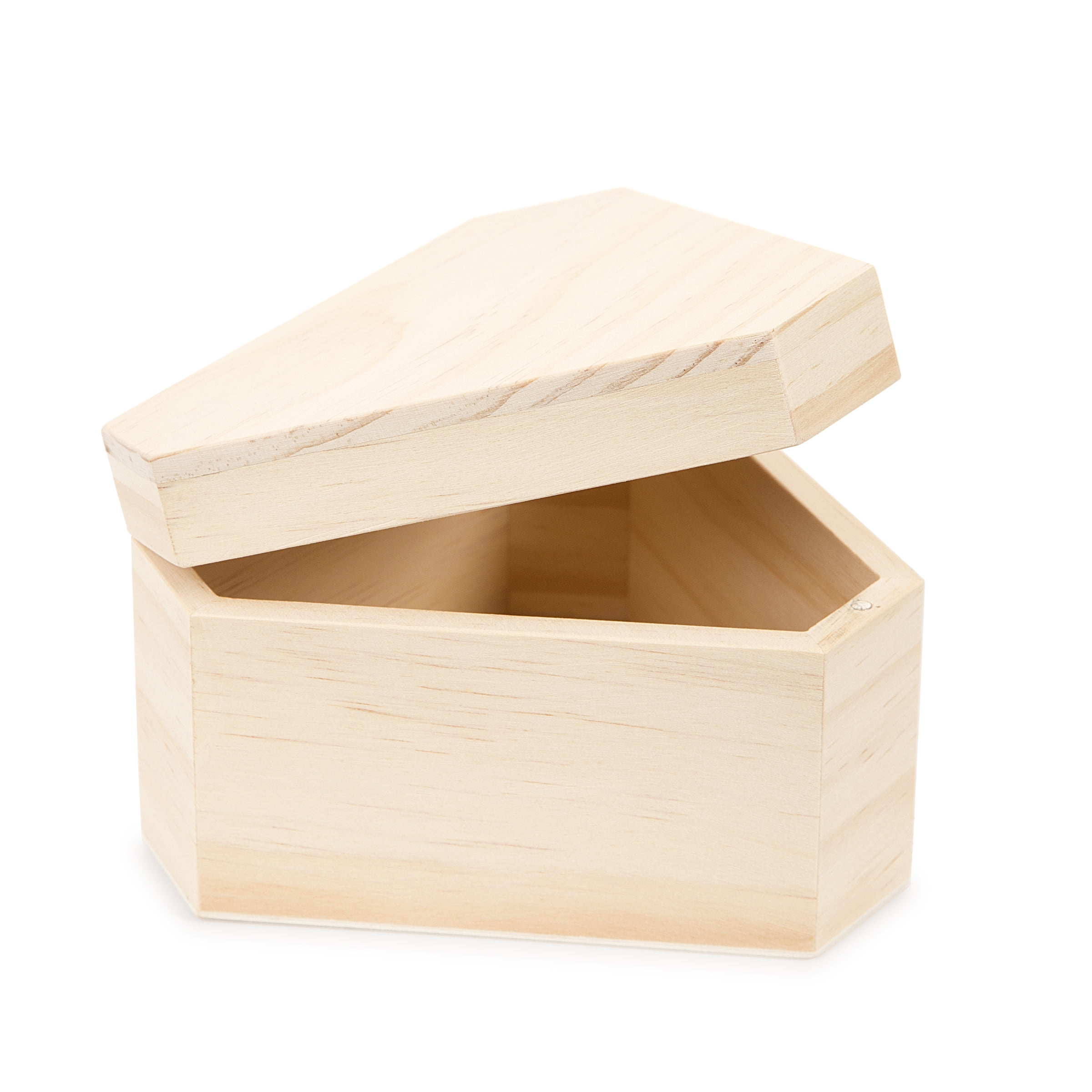 Decorative Wooden Box Triangle 5 9 X 3 5 Inches Walmart Com
