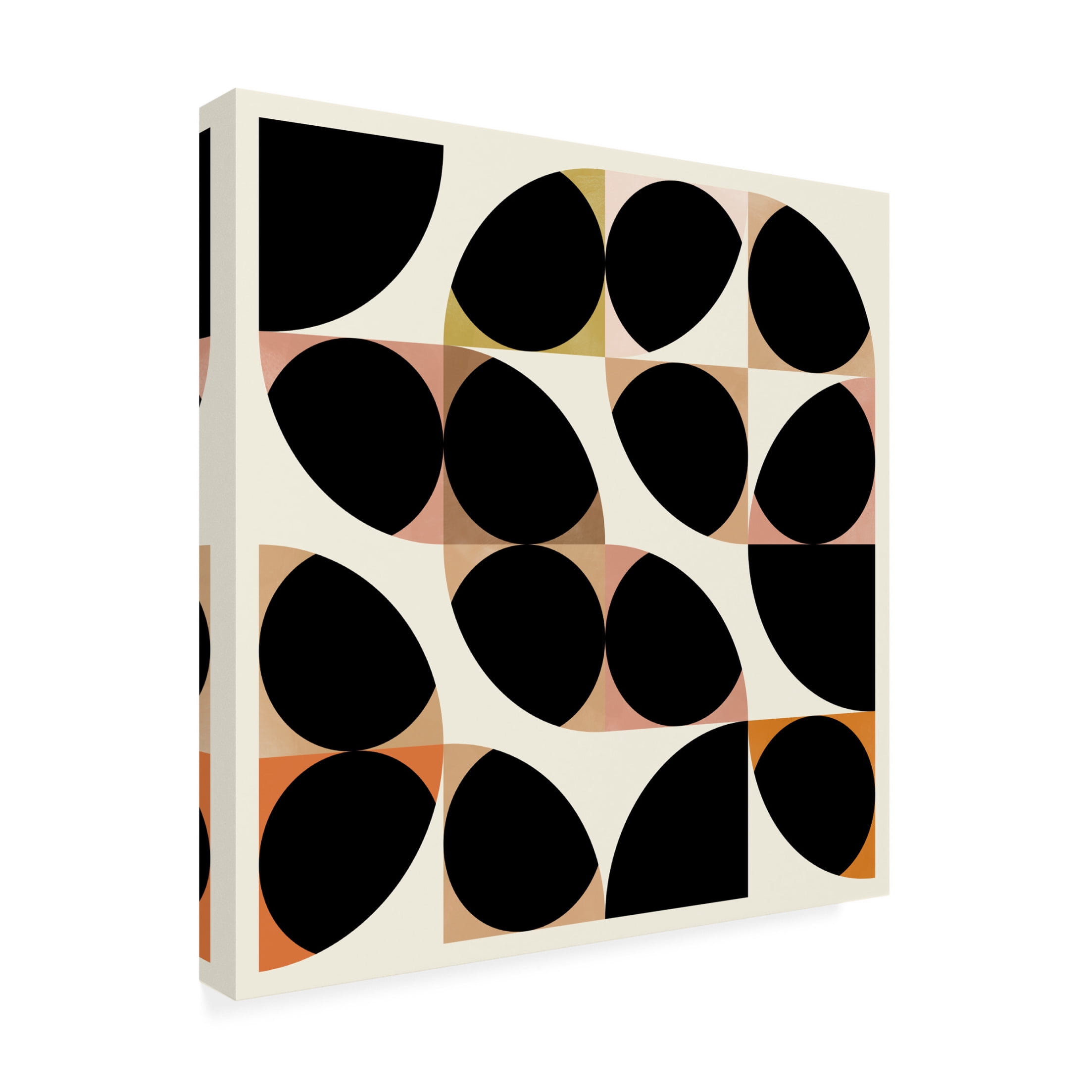 Trademark Fine Art Ana Rut Bre Circles Nov 19 B Unround Dots Canvas Wall Art