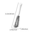 thumbnail image 3 of HengDidi Long Handle Bottle Brush with Angled Flexible Head, Stainless Steel Handle and Nylon Bristles, Hygienic Material, Multipurpose Cleaning Tool for Cups, Bottles, Vases, 3 of 8