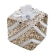 thumbnail image 4 of Adorno de caja de regalo navideña con lentejuelas, colgante en miniatura, decoración navideña para chimenea de hotel, artículos para fiestas de Lazo blanco, 4 of 8