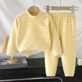 thumbnail image 2 of KPOPLK Kids Clothes for Boys 2 Piece Pjs 9Months - 10Years Toddler Clothes Cotton Short Sleeve Tee Top Elastic Pant Outfit Set,Size 4-5 Years, 2 of 4