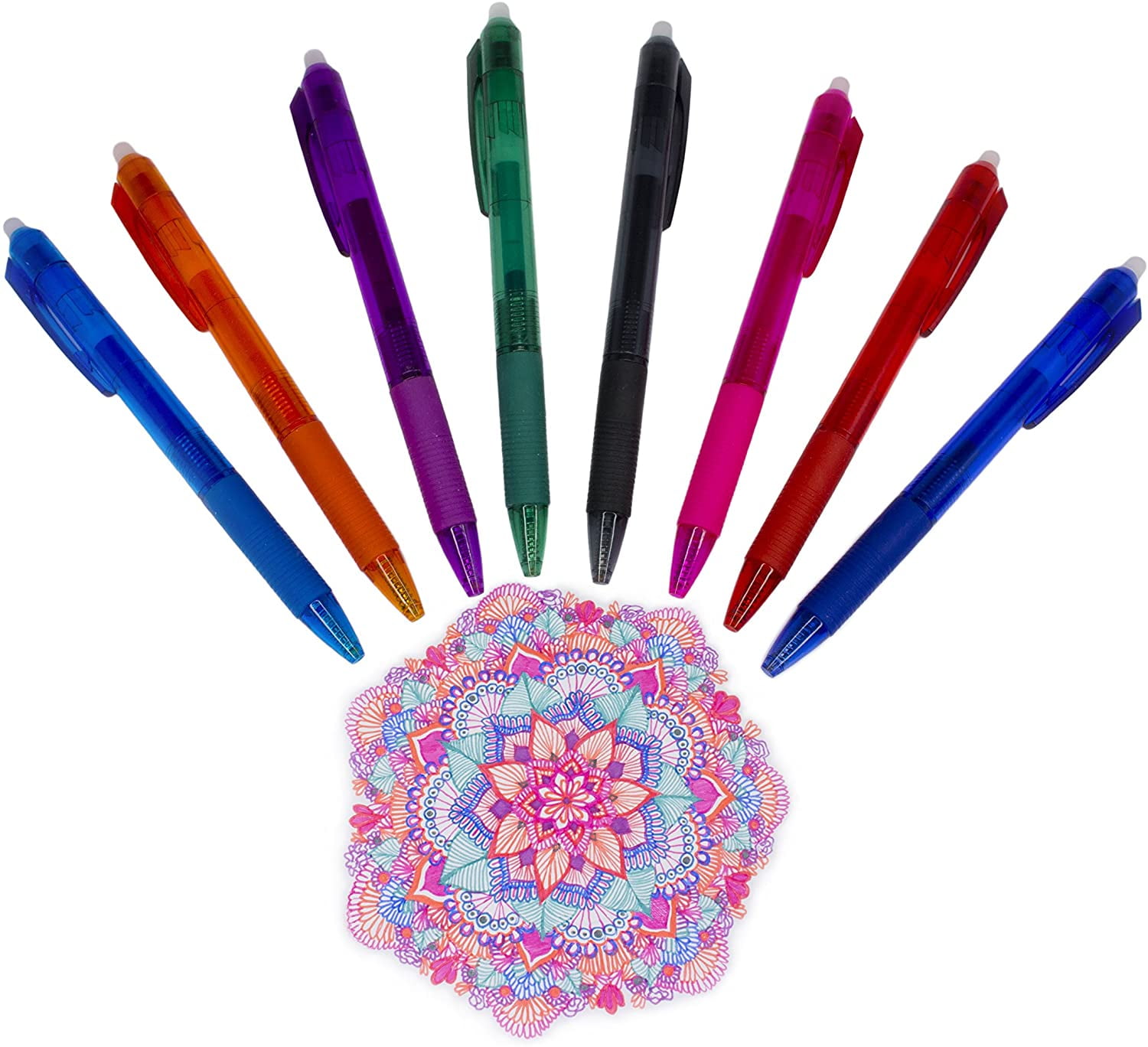 Erasable Gel Pens Pack of 8 Friction Erasable Colored Pens Set 8