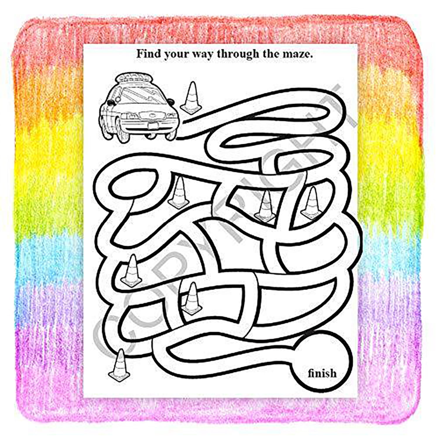 ZoCo: 25 Pack - A Visit to The Police Station - Kid's Educational Coloring & Activity Books