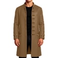 thumbnail image 2 of LEKWK Mens Renaissance Steampunk Costume Vintage Victorian Long Coat Tailcoat Jacket Classic Pirate Aristocrat Cosplay for Halloween Fancy Dress, 2 of 9