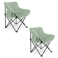 thumbnail image 1 of Sillas Plegables para Camping para Playa Pesca y Exteriores de Lona Impermebale Ligera - Sillas para Exterior Ergonomica con Estructura de Acero y Funda Transportadora Set 2 Sillas, 1 of 1