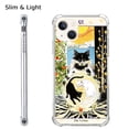 thumbnail image 4 of Lovers Tarot Case Compatible with iPhone 14 Plus,Aesthetic Art Design TPU Bumper Cover Case, 4 of 6