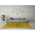 thumbnail image 3 of Ahgly Company Indoor Rectangle Oriental Yellow Industrial Area Rugs, 7' x 10', 3 of 4