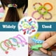 thumbnail image 5 of Goma elástica con clips en forma de S PUSNMI para pulseras en telar, hacer tú mismo, 5 of 6