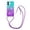 Blue Purple, variant on Quicksand Phone Case for iphone 16 Plus with Breakaway Safety Clip Gradient Color Phone Case Adjustable Neck Lanyard
