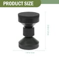 thumbnail image 2 of DEEPCRAFF Bed Wall Stopper Black Plastic 2Pcs 2.6X1.6X1.6In Furniture Stabilizer, 2 of 8