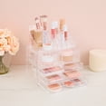thumbnail image 3 of Silhouette Stacked Drawer Cosmetic Organizer with 21 Compartments, 3 of 6