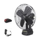 thumbnail image 3 of Ventilador de pie para camping con 2 velocidades, 1200 mAh, inalámbrico, para oficina, tienda de campaña, interior 10 secciones, 3 of 9
