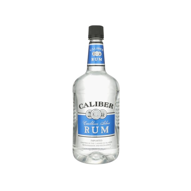 Caliber Silver Rum, 1.75 L Liquor, 40 Alcohol, Cocktail Mixers