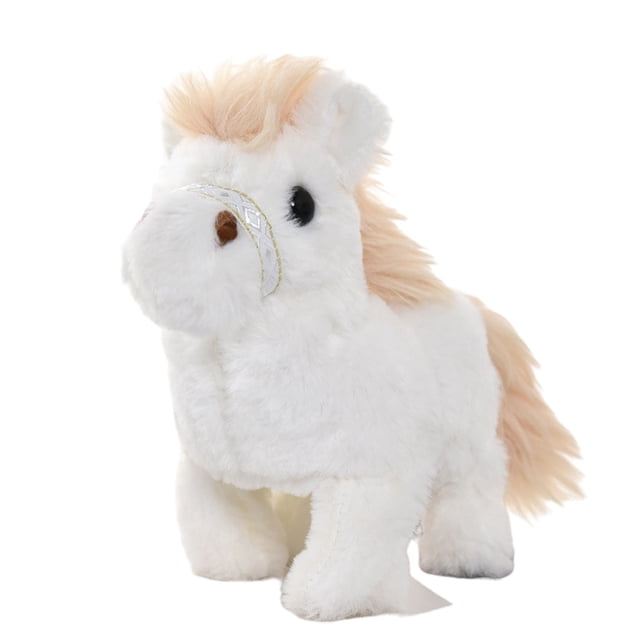 QualitChoice Jouets de Petit Cheval / Peluche de Cheval Robot Réaliste pour Enfants Jouet Robot Cheval B