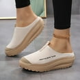 thumbnail image 3 of Mostsola Walking Shoes Women Platform Sandals Slip on Loafers Comfortable Slides, 3 of 7