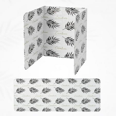 

1pc Baffle Kitchen Stove Oil Printing Aluminum Foil Baffles Fried Vegetables Heat Insulation Oil Resistant Splash Resistant Scalding Baffles