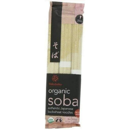 8 Pack : Hakubaku Organic Soba, Authentic Japanese Buckwheat (Best Soba Noodles Brand)