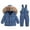 Blue, variant on Staki Snow Suits for Boys Boys Ski Jacket and Snowbib Snowsuit Set 2 Piece Zip Up Jacket and Overall Snowsuit Set for Little Kids 1Y,2T,3T,4T,5T(Blue,3-4 Years)