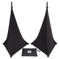 thumbnail image 1 of Two-Pack Three Side Speaker Stand Cover Scrim (Black), 1 of 2