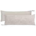 thumbnail image 4 of Sweet Jojo Designs Botanical Leaf Linen Taupe and Ivory Body Pillow Cover Case 54x20 (Pillow Not Included), 4 of 6